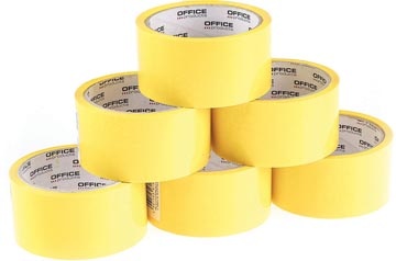 Office Products OFFICE products verpakkingstape, 48 mm x 46 m, geel