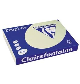 Clairefontaine Clairefontaine Trophée Pastel, gekleurd papier, A3, 80 g, 500 vel, lichtgroen