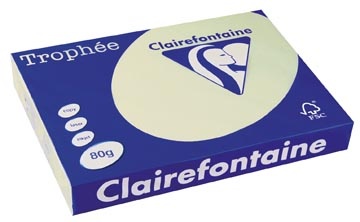 Clairefontaine Clairefontaine Trophée Pastel, gekleurd papier, A3, 80 g, 500 vel, lichtgroen