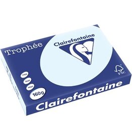 Clairefontaine Clairefontaine Trophée Pastel, gekleurd papier, A3, 160 g, 250 vel, azuurblauw
