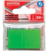 Office Products OFFICE products index, 25 x 43 mm, ophangzakje van 50 tabs, groen