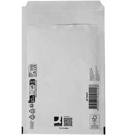 Q-CONNECT Q-CONNECT luchtkussenenveloppen, wit, 3-C, 170 x 225 mm, pak van 10 stuks