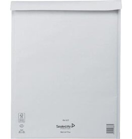 Mail Lite luchtkussenenveloppen, wit, K/7, 350 x 470 mm, doos van 100 stuks
