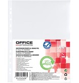 Office Products OFFICE products geperforeerde showtas, A4, 30 micron, gekorreld, pak van 100 stuks
