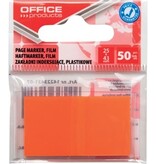 Office Products OFFICE products index, 25 x 43 mm, ophangzakje van 50 tabs, oranje