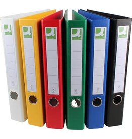 Q-CONNECT Q-CONNECT ordner, voor ft A4, volledig uit PP, rug van 5 cm, geassorteerde kleuren