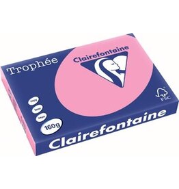 Clairefontaine Clairefontaine Trophée Pastel, gekleurd papier, A3, 160 g, 250 vel, felroze