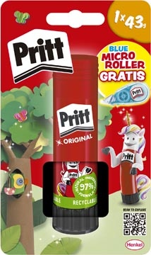Pritt Pritt plakstift, 43 g, met GRATIS correctieroller Micro
