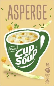 Cup A Soup Knorr Cup-a-Soup asperge, pak van 21 zakjes