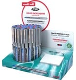 Uni-ball Uni-ball Eye Fine roller Eco, schrijfbreedte 0,5 mm, assorti, display van 48 stuks