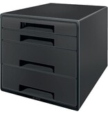 Leitz Leitz Recycle ladenblok, 4 laden, zwart