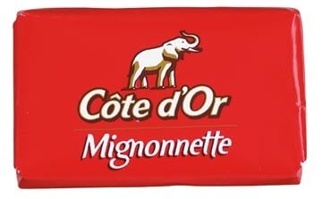 Côte d'Or Côte d'Or chocolade Mignonnette, melkchocolade, doos van 120 stuks