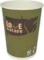 Q-CONNECT Drinkbeker uit karton Love Nature, 200 ml, pak van 50 stuks