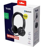 Trust Trust Ayda Headset, on ear, Bluetooth, noice cancelling
