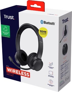 Trust Trust Ayda Headset, on ear, Bluetooth, noice cancelling