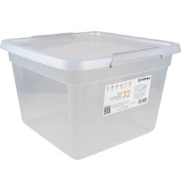 DONAU Home DONAU Home opbergdoos, 32 liter, transparant