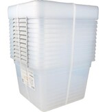 DONAU Home DONAU Home opbergdoos, 32 liter, transparant
