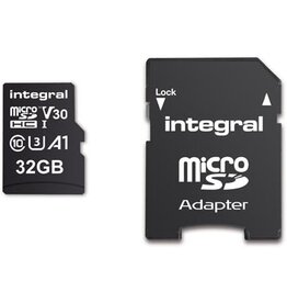Integral Integral microSDXC geheugenkaart V30, 32 GB