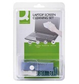 Q-CONNECT Q-CONNECT reinigingsspray, voor scherm en toetsenbord, inclusief doek, 25 ml