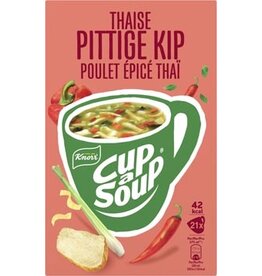 Cup A Soup Knorr Cup-a-Soup pittige kip, pak van 21 zakjes