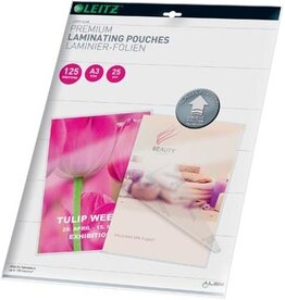 Leitz Leitz lamineerhoes Ilam ft A3, 250 micron (2 x 125 micron), pak van 25 stuks