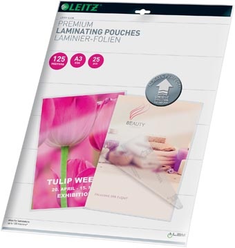 Leitz Leitz lamineerhoes Ilam ft A3, 250 micron (2 x 125 micron), pak van 25 stuks