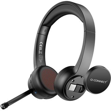 Q-CONNECT Q-CONNECT draadloze hoofdtelefoon, zwart