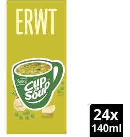 Cup A Soup Knorr Cup-a-Soup erwt, pak van 24 zakjes