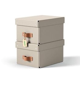 Leitz Leitz Puro opbergdoos, small, A5, 7 liter, beige, pak van 2 stuks