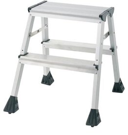 Q-CONNECT Q-CONNECT aluminum trapladder, 2 treden