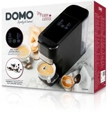 Domo Domo koffiezetapparaat 4-in-1 (Nespresso, Dolce gusto, pads, gemalen koffie), zwart