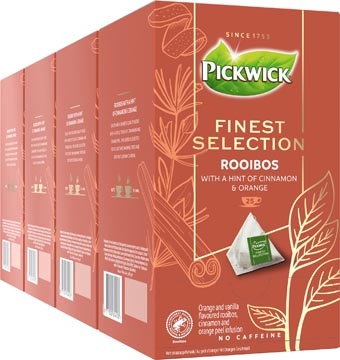 Pickwick Pickwick thee finest selection, rooibos, pak van 25 zakjes