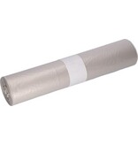 Deiss Deiss vuilniszak, ft 70 x 110 cm, transparant, LDPE, rol van 25 stuks