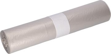 Deiss Deiss vuilniszak, ft 70 x 110 cm, transparant, LDPE, rol van 25 stuks
