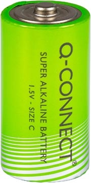 Q-CONNECT Q-CONNECT batterij, alkaline, C,blister van 2 stuks