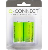 Q-CONNECT Q-CONNECT batterij, alkaline, C,blister van 2 stuks