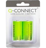 Q-CONNECT Q-CONNECT batterij, alkaline, C,blister van 2 stuks