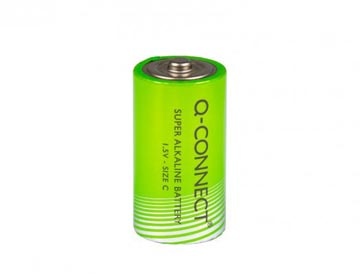 Q-CONNECT Q-CONNECT batterij, alkaline, C,blister van 2 stuks