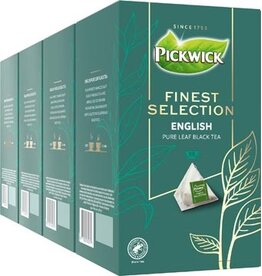 Pickwick Pickwick thee finest selection, zwarte thee English, pak van 25 zakjes