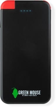 Greenmouse Greenmouse Mini powerbank, 5.000 mAh, zwart