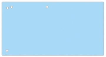 Office Products OFFICE products verdeelstroken, 240 x 105 mm, pak van 100 stuks, blauw