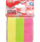 Office Products OFFICE products index, 26 x 76 mm, ophangzakje van 3 x 100 tabs, geassorteerde kleuren