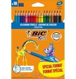 Bic Kids Bic Kids kleurpotlood Evolution, blister van 14 + 4 gratis
