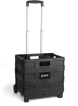 Pavo Opvouwbare steekwagen met krat, ft 38 x 36 x 31 cm, maximum 20 kg