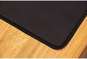 Q-CONNECT Q-CONNECT bureauonderlegger en muismat, ft 90 x 40 cm, zwart