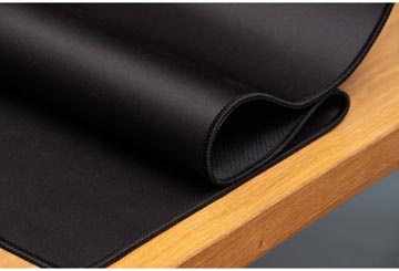Q-CONNECT Q-CONNECT bureauonderlegger en muismat, ft 90 x 40 cm, zwart