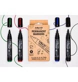 Artline Artline permanent marker Drysafe 170 Eco-Green, 2 mm, ronde punt, assortie, blister van 4 stuks