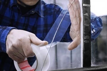 Tesa tesa PE-reparatietape, 50 mm x 33 m, transparant