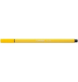 Stabilo STABILO Pen 68 viltstift, neon geel — levering per 10