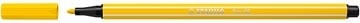Stabilo STABILO Pen 68 viltstift, neon geel